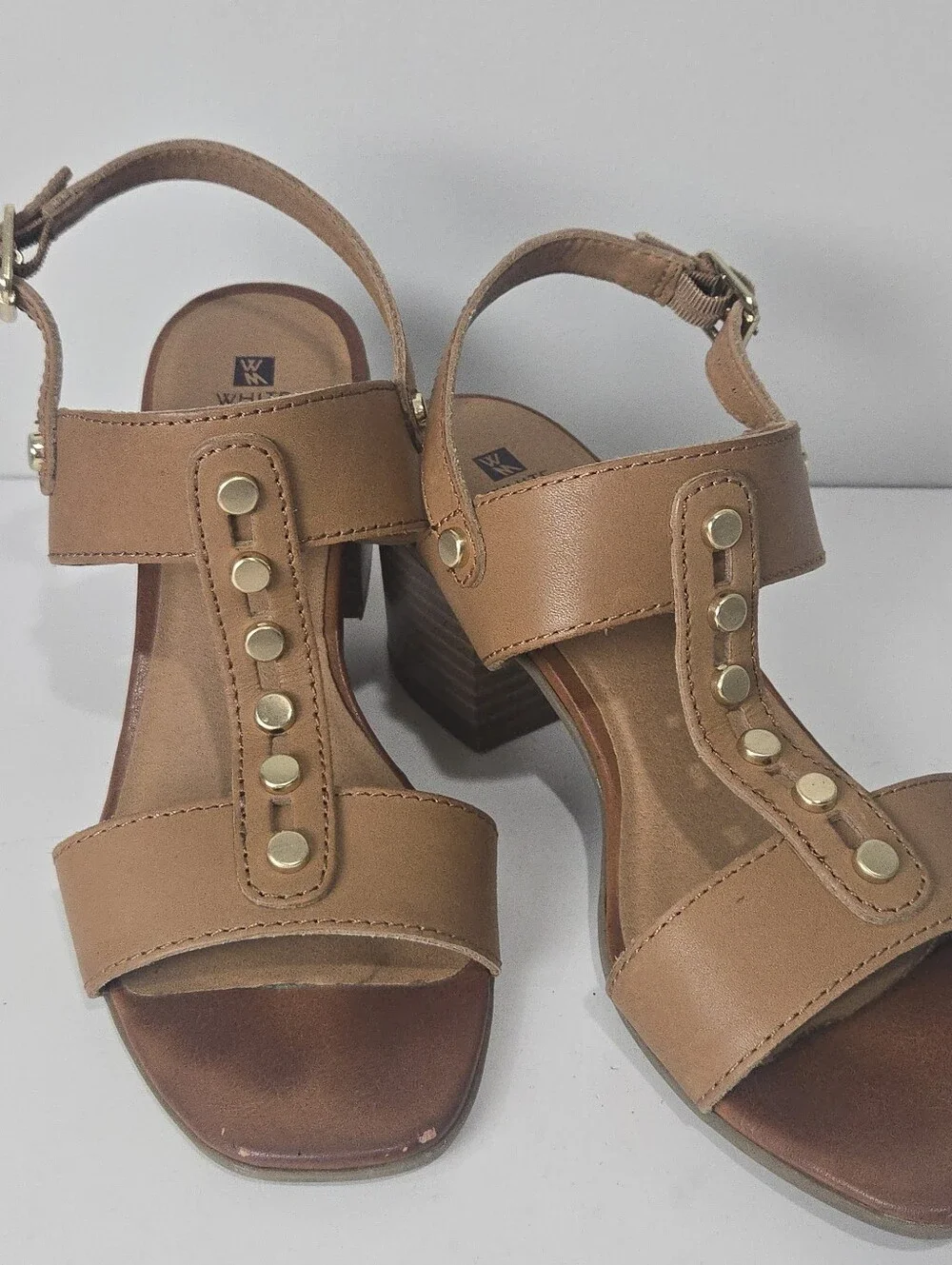 White Mountain strap leather